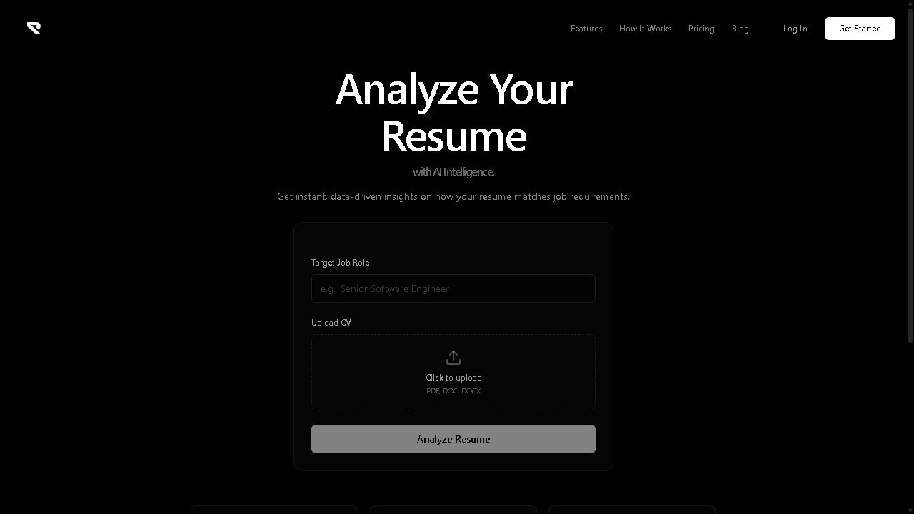 Resumate AI Resume Analyzer